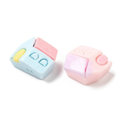 Cartoon Opaque Resin Cabochons RESI-C039-04F-1