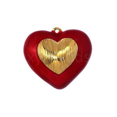 304 Stainless Steel Enamel Pendants STAS-OY014-18G-1