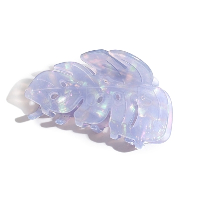 Leaf Cellulose Acetate Claw Hair Clips PW-WGF7B0C-01-1