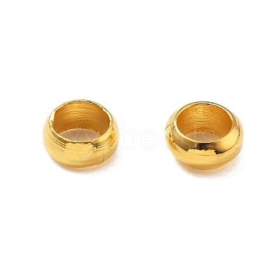 Brass Crimp Beads KK-S509-01G-05-1