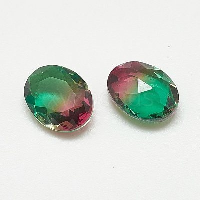 Pointed Back Glass Rhinestone Cabochons RGLA-T080-8x10-001TO-1