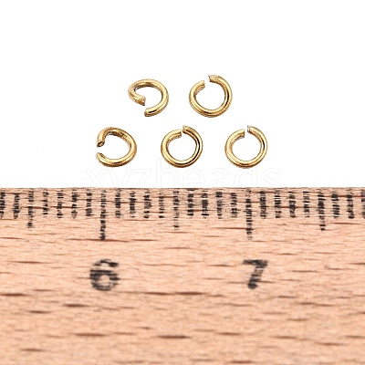 304 Stainless Steel Open Jump Rings STAS-Q113-3x0.6mm-02G-1