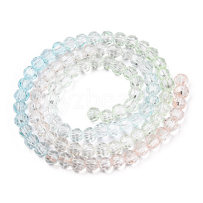 Transparent Glass Beads Strands GLAA-E036-07X-1