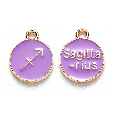 Alloy Enamel Pendants LS-X-ENAM-S124-01B-01F-1