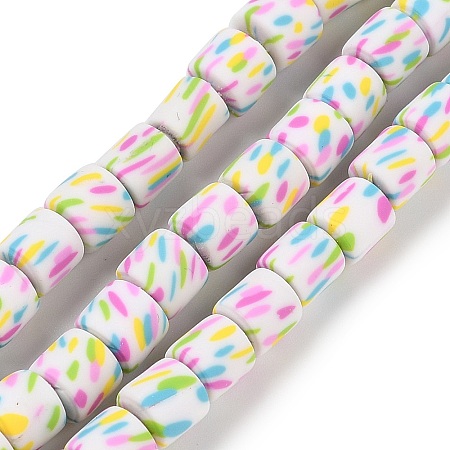 Handmade Polymer Clay Beads Strand CLAY-Z002-01H-1