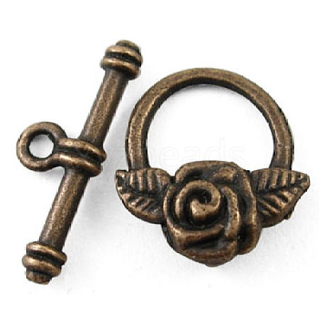 Tibetan Style Toggle Clasps LS-RLF0026Y-1