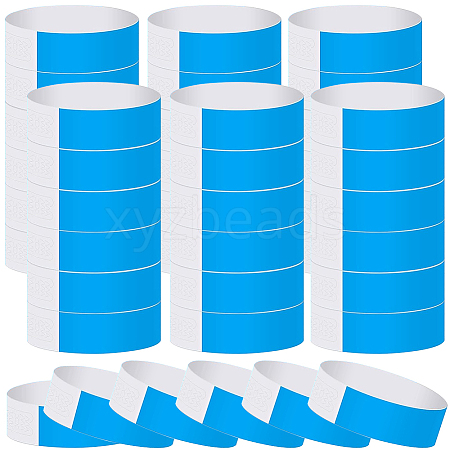 200pcs Synthetic Paper Disposable Wristbands BJEW-CN0001-11-1