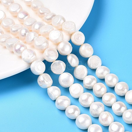 Natural Freshwater Pearl Beads Strands PEAR-N014-10D-1