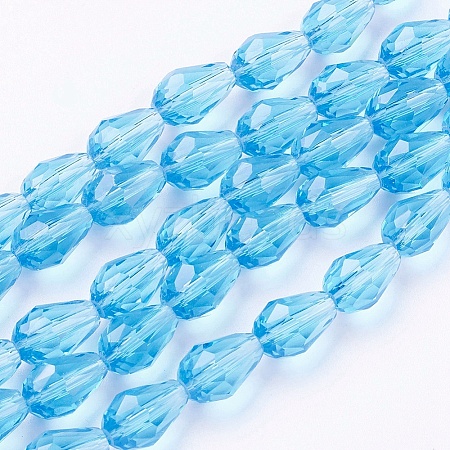 Glass Beads Strands LS-GLAA-R024-11x8mm-7-1