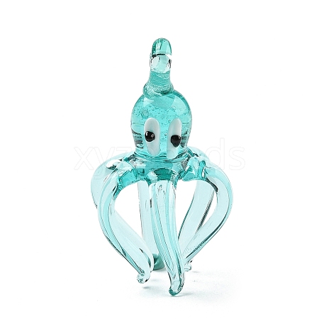 Handmade Lampwork Pendants LAMP-R001-05E-1