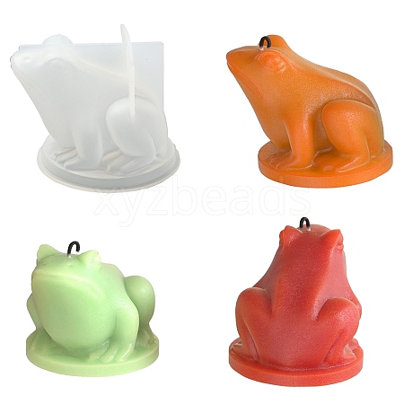 1 pcs 3D Frog Candle Ornament Silicone Molds ST-CJ0007-89-1