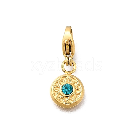 304 Stainless Steel Pendants Decoration STAS-R159-60G-02-1