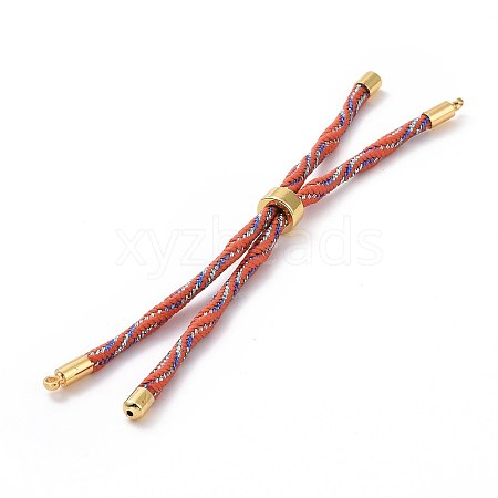Nylon Cord Silder Bracelets MAK-C003-03G-07-1