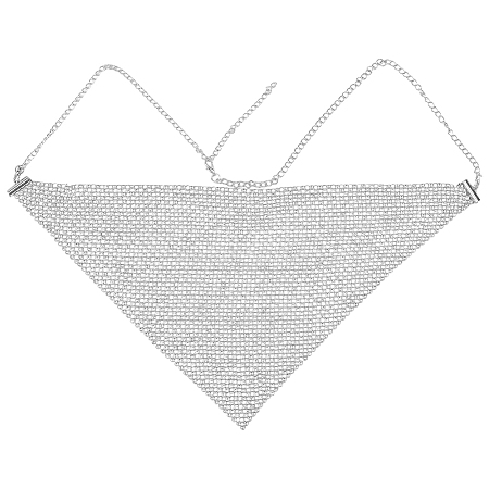 Triangle Alloy Headwear Masquerade Masks AJEW-WH20067-054S-1