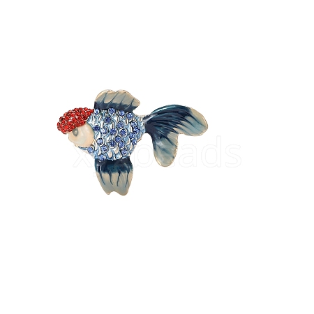 Gold Fish Enamel Pins PW-WGA2392-03-1