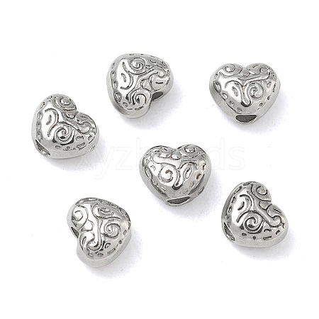 304 Stainless Steel Beads STAS-D204-42P-1