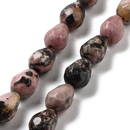 Natural Rhodonite Beads Strands G-P520-B25-01-1