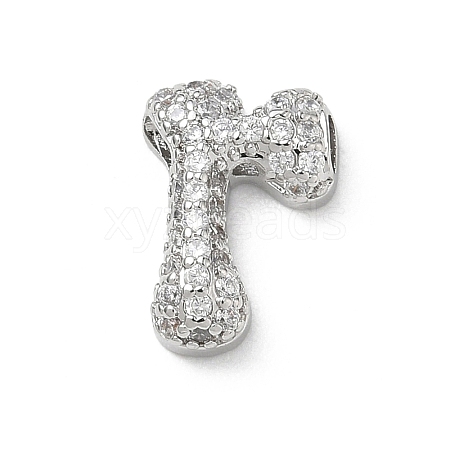 Brass Micro Pave Cubic Zirconia Pendants KK-A300-02P-R-1
