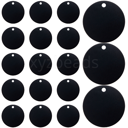 25Pcs Aluminum Pendants FIND-SP0002-55B-B-1
