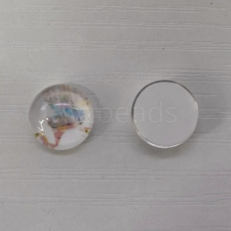 Glass Cabochons GLAA-WH0025-31A-11-1