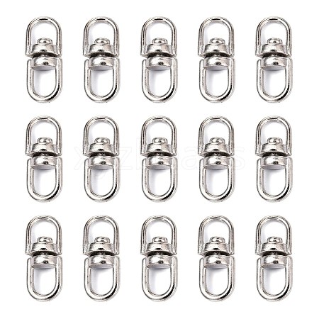 Alloy Double Eye Swivel Clasps LS-PALLOY-E385-14P-1