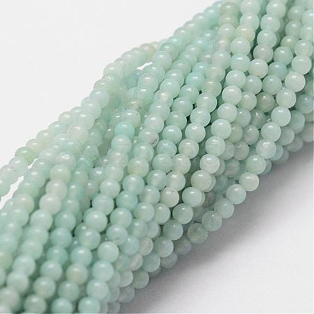 Natural Amazonite Beads Strands G-N0197-02-2mm-1