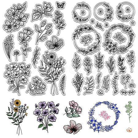 Custom Wall Theme PVC Plastic Clear Stamps DIY-WH0619-0025-1