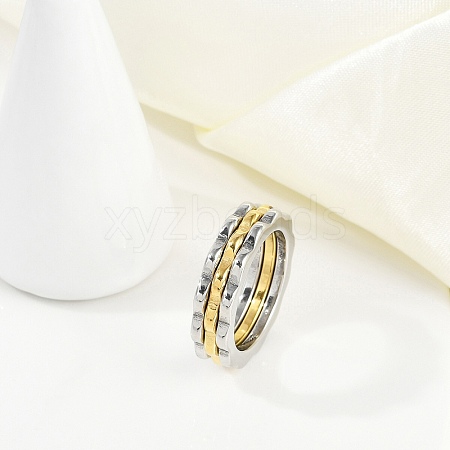 304 Stainless Steel Finger Ring for Women RJEW-A052-01A-GP-1