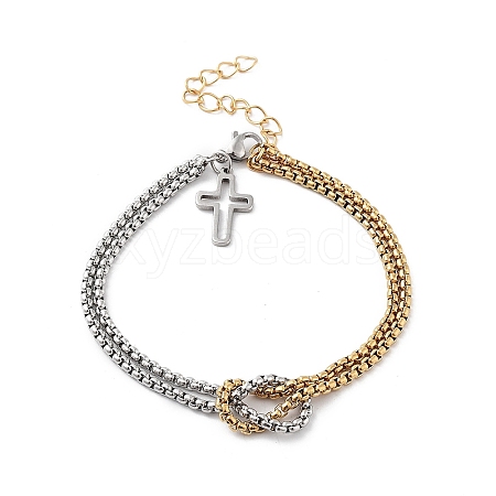 New Stainless Steel Box Chain Bracelets GK1809-3-1