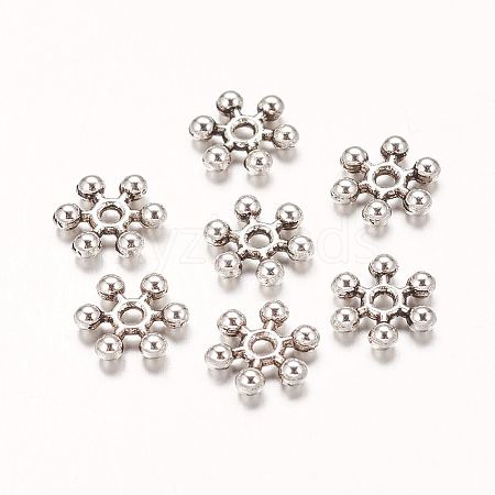 Zinc Alloy Beads Spacers PALLOY-Q062-AS-1