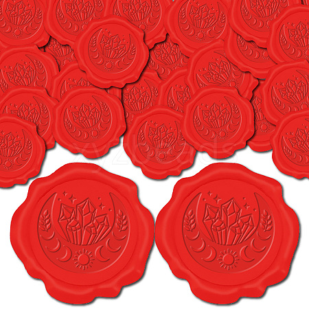 CRASPIRE Adhesive Wax Seal Stickers DIY-CP0010-58J-1