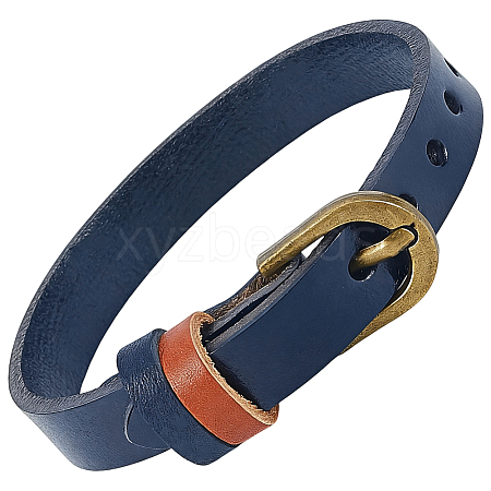 Cowhide Cord Bracelets BJEW-WH20005-008AB-01-1