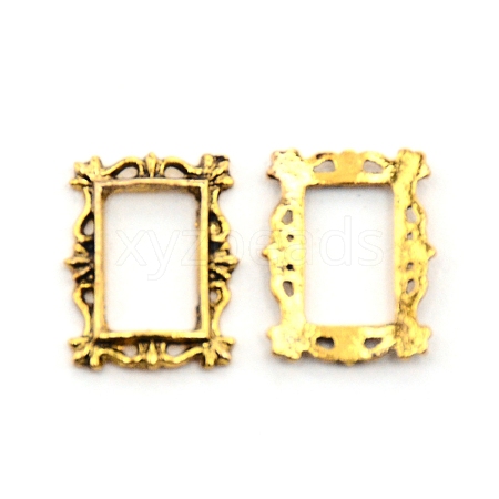 Alloy Nail Alloy Photo Frame Design MRMJ-WH0080-04AG-1