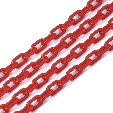 Opaque Acrylic Cable Chains SACR-N010-002F-1