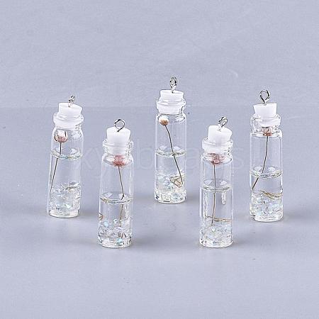 Glass Bottle Decorations GLAA-S181-03B-1