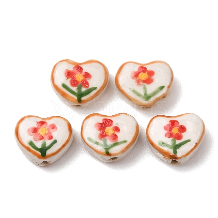 Handmade Porcelain Beads PORC-D011-01C-1