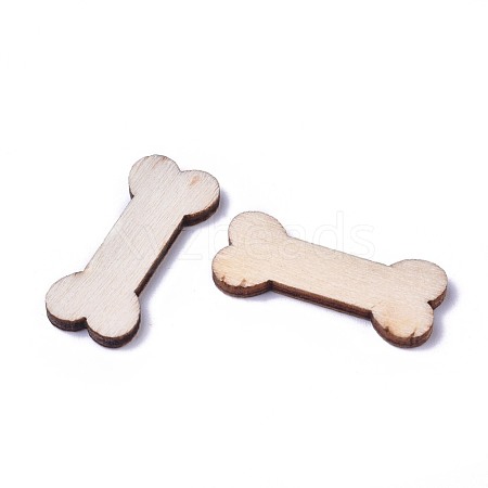 Wood Cabochons WOOD-WH0021-27-1