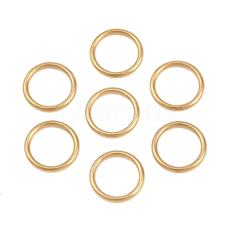 Ion Plating(IP) 304 Stainless Steel Closed Jump Rings STAS-G393-06G-19-1