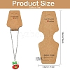 150Pcs Cardboard Fold Over Paper Display Hanging Cards CDIS-YW0001-22-2