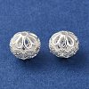 Rack Plating Brass Pave Cubic Zirconia Beads KK-M285-32C-S-2