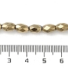 Electroplated Strong Magnetic Synthetic Hematite Beads Strands G-P518-02D-4