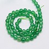 Natural Agate Beads Strands X-G-G580-6mm-23-2