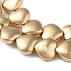 Electroplate Glass Beads Strands EGLA-H109-12-03-4