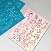 Silk Screen Printing Stencil DIY-WH0341-226-6
