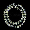 Electroplate Glass Beads Strands EGLA-B007-03A-AB01-2