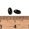 Synthetic Black Stone Cabochons G-F772-01A-09-3