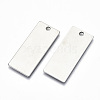 201 Stainless Steel Pendants STAS-N095-004B-01-2