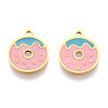 304 Stainless Steel Enamel Charms STAS-T065-61G-01-1