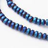 Matte Non-Magnetic Synthetic Hematite Beads Strands G-D800-09C-1