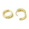 Rack Plating Brass Micro Pave Clear Cubic Zirconia Huggie Hoop Earrings for Women EJEW-C097-13G-08-2